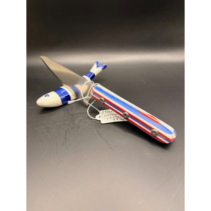 couteau inox Z40 CR13 manche G10 composite 22 cm