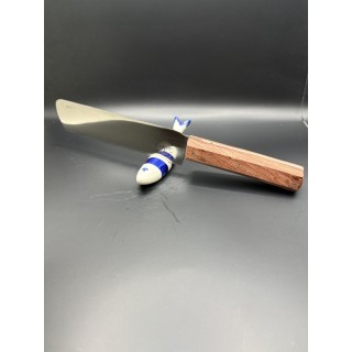 Couteau Inox Z40C13 28cm manche bois Pau Rosa