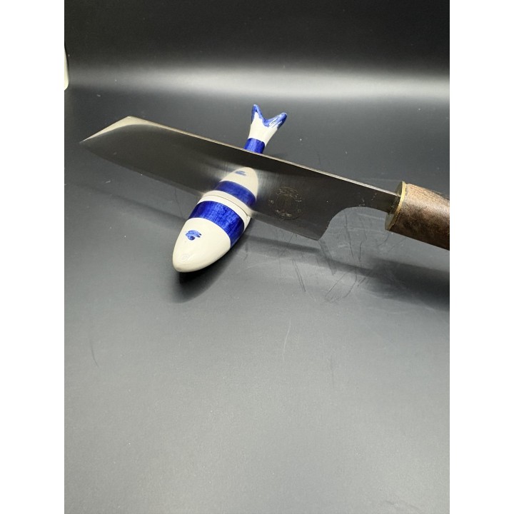 Couteau Inox Z40C13 31cm manche bois de kaki