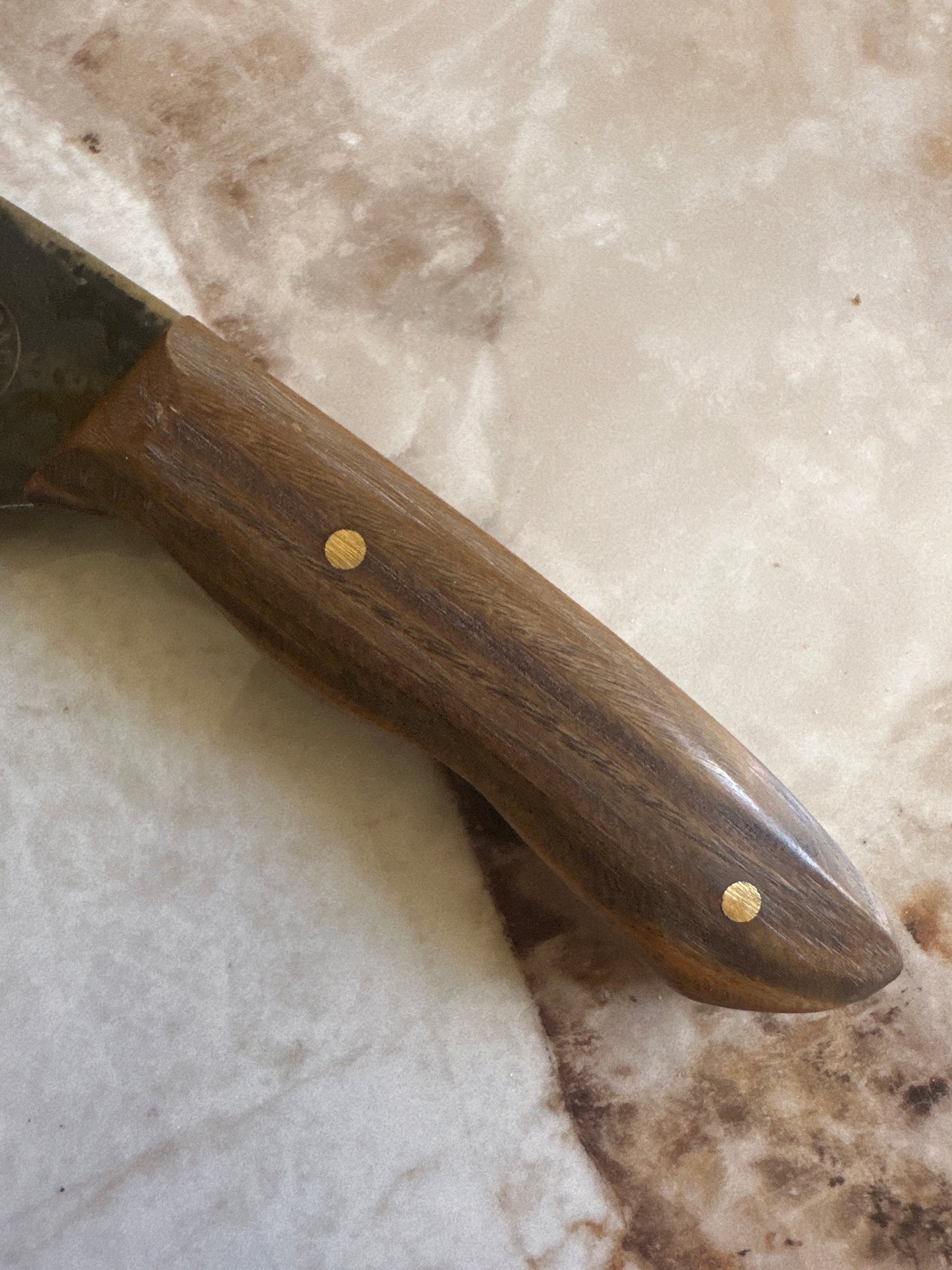 Couteau lame courte Acier